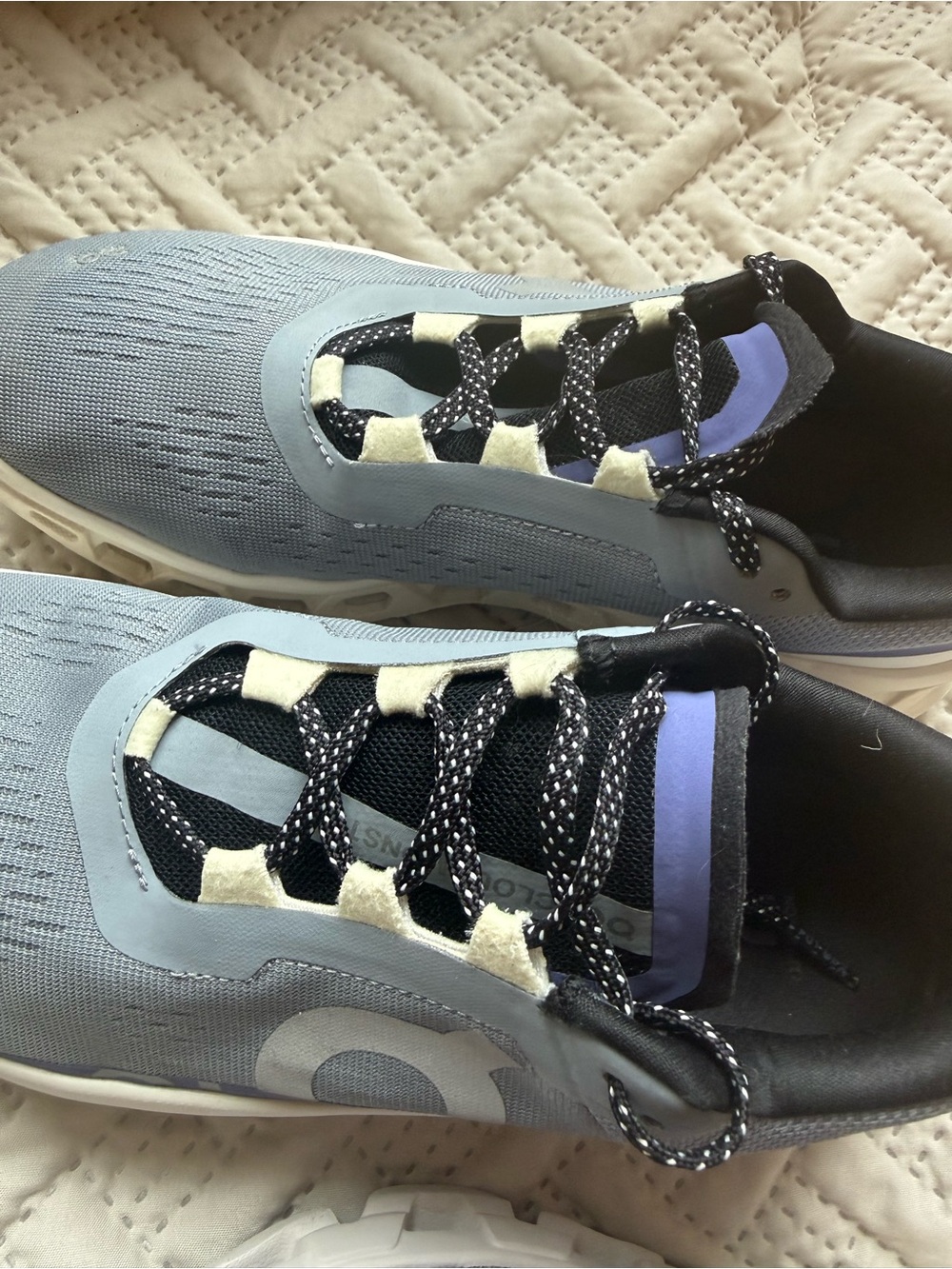 On Running Cloudtec Women’s Light Blue and White Sneakers - Picture 8 of 8